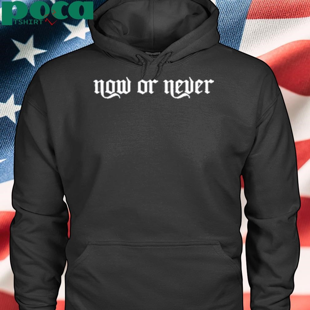 Colby Brock Now Or Never Embroidered Black Shirt