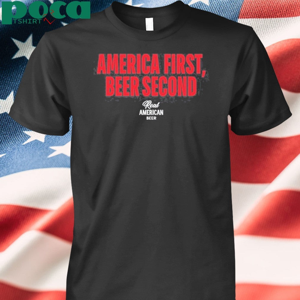 Collin Rugg America First Beer Second Shirt