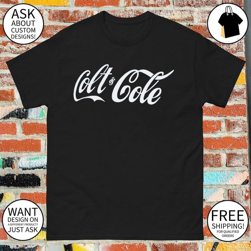 Colt and Cole Coca Cola parody logo Mariners Colt Emerson and Cole Young shirt