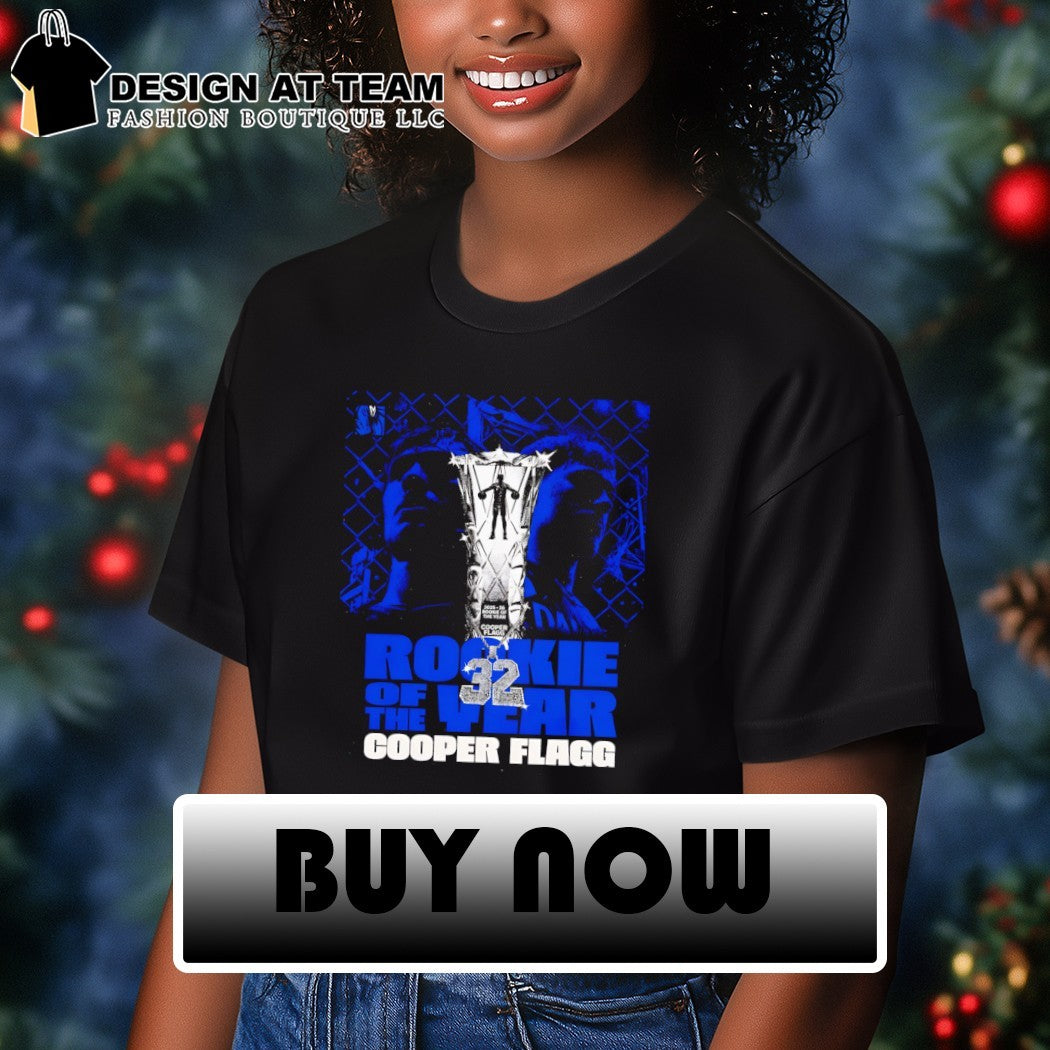 Cooper Flagg 32 Rookie of the Year Dallas Mavericks Basketball 2026 shirt
