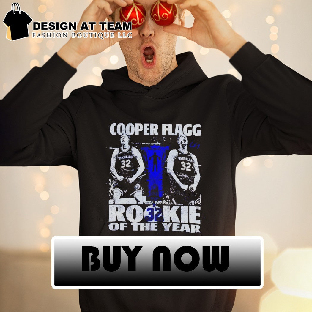 Cooper Flagg 32 Rookie of the Year Dallas Mavericks Basketball shirt