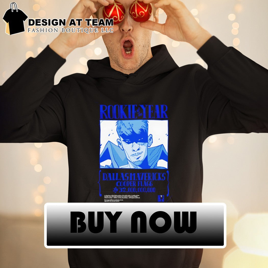Cooper Flagg Anime Dallas Mavericks Basketball Rookie of the Year 32 000 000 shirt