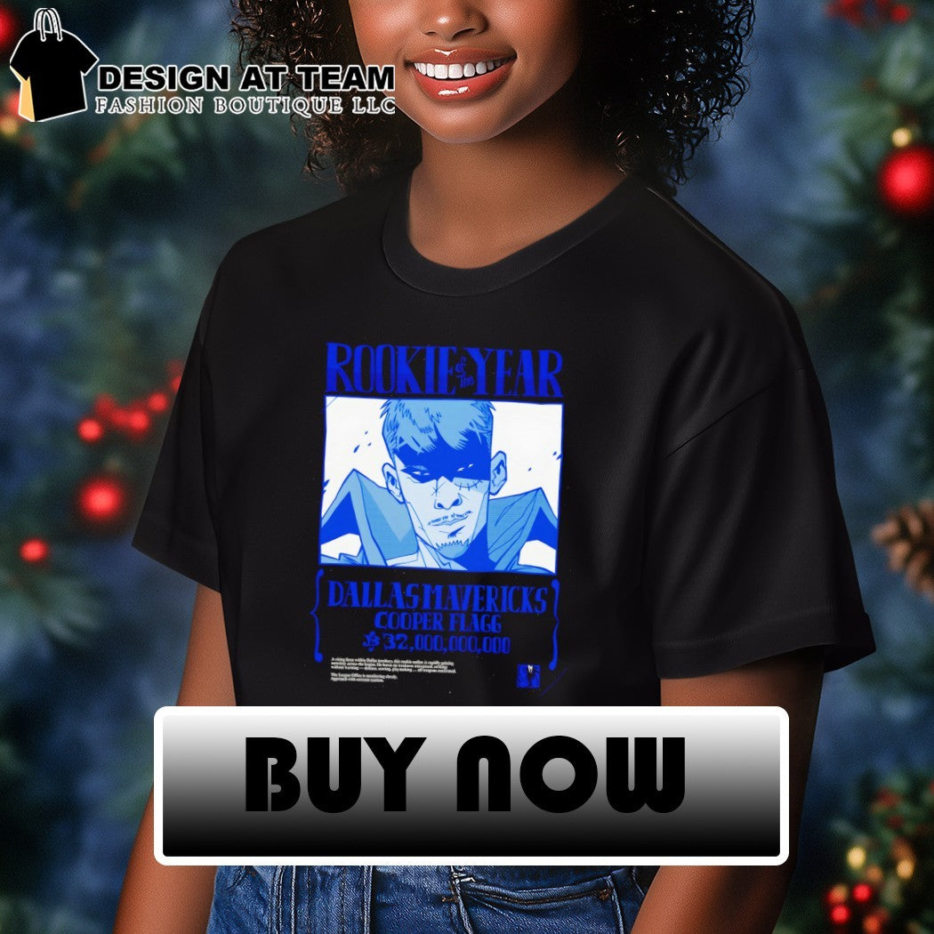 Cooper Flagg Anime Dallas Mavericks Basketball Rookie of the Year 32 000 000 shirt