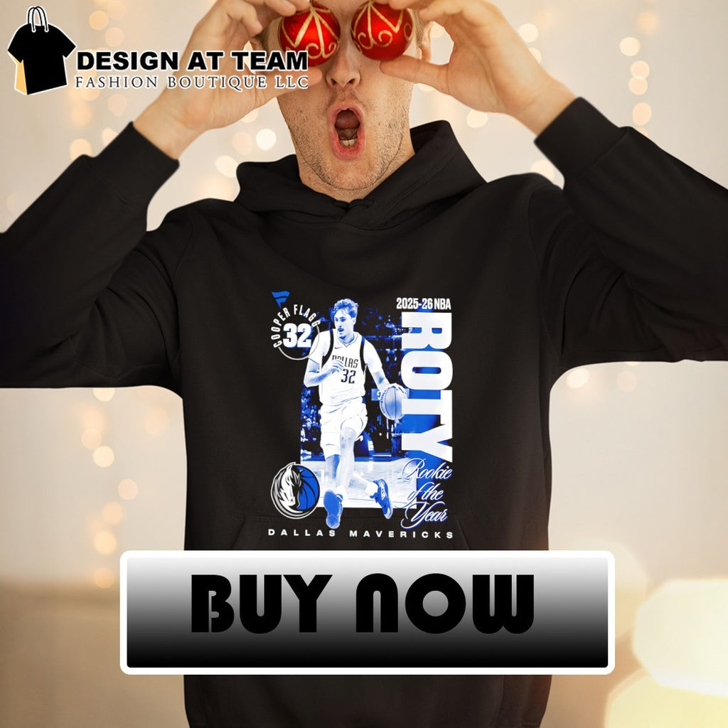 Cooper Flagg Dallas Mavericks 2025-26 NBA Rookie of the Year shirt