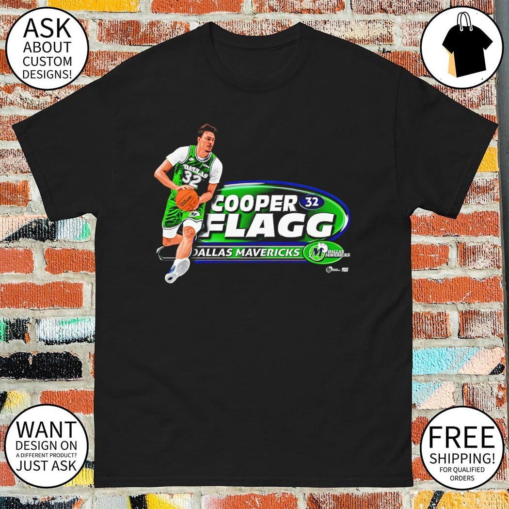 Cooper Flagg Dallas Mavericks Basketball Player NBA 2026 shirt