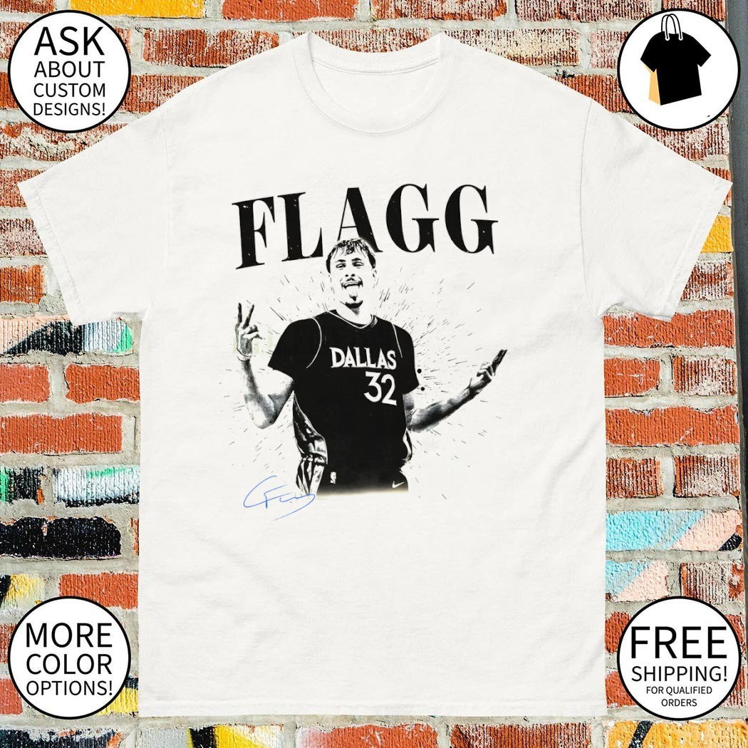 Cooper Flagg celebration Dallas Mavericks Basketball NBA signature shirt