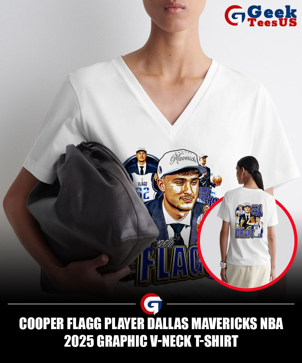 Cooper Flagg player Dallas Mavericks NBA 2025 graphic shirt