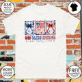 Coquette God Bless America Fourth of July Patriotic land that I love shirt