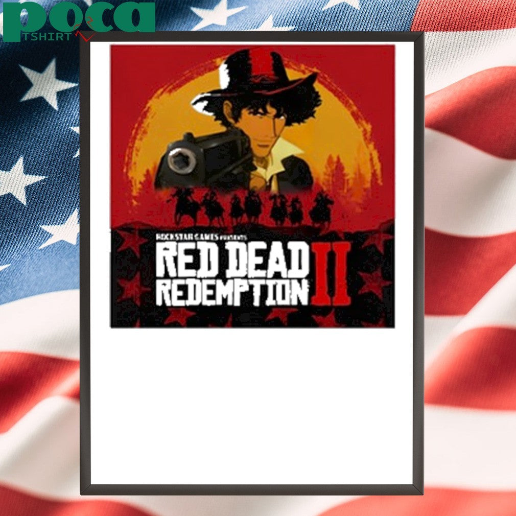Cowboy Bebop Spike X Red Dead Redemption II shirt