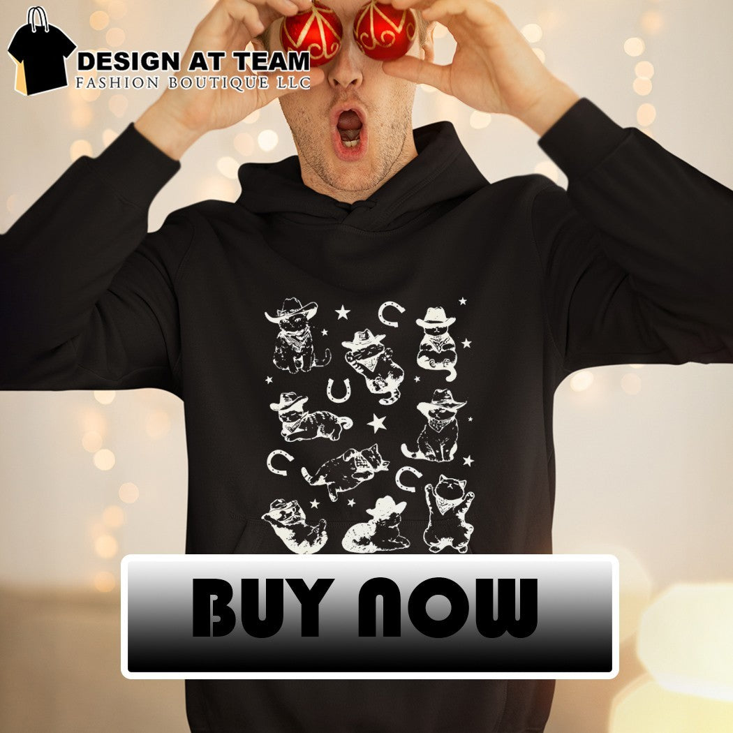 Cowboy cat graphic vintage shirt