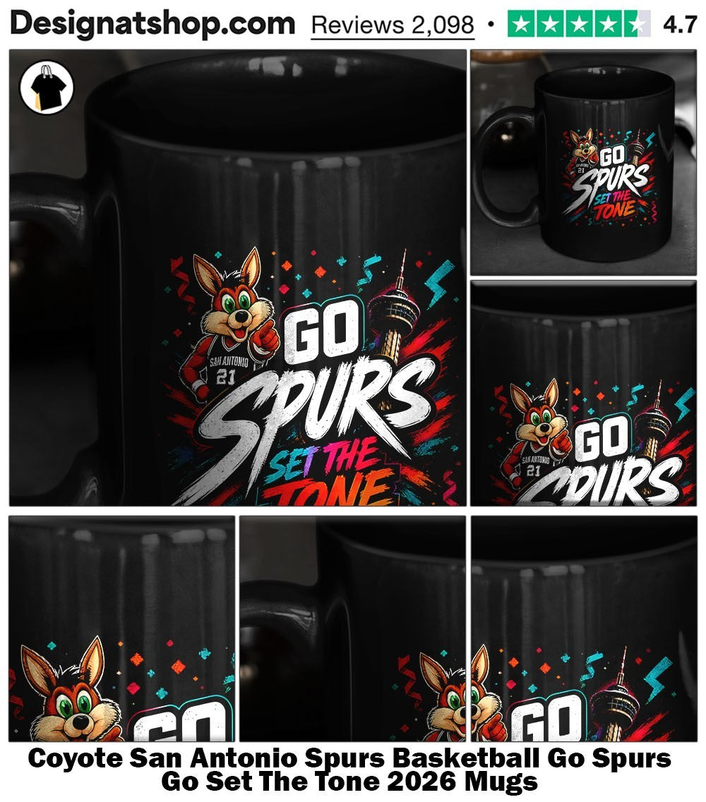 Coyote San Antonio Spurs Basketball Go Spurs Go Set The Tone 2026 shirt