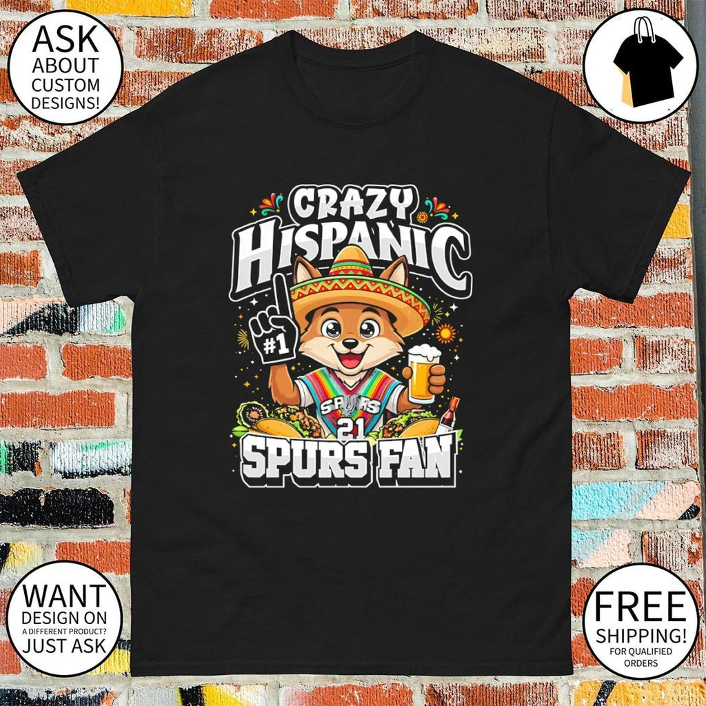 Coyote Tim Duncan San Antonio Spurs Crazy Hispanic Spurs Fan Mexico 2026 shirt