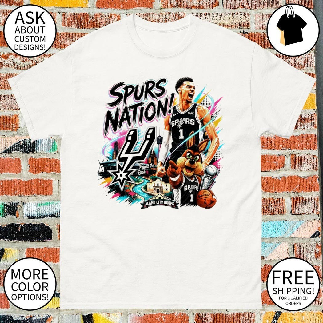 Coyote Victor Wembanyama San Antonio Spurs Basketball Spurs Nation Alamo City Hoops shirt