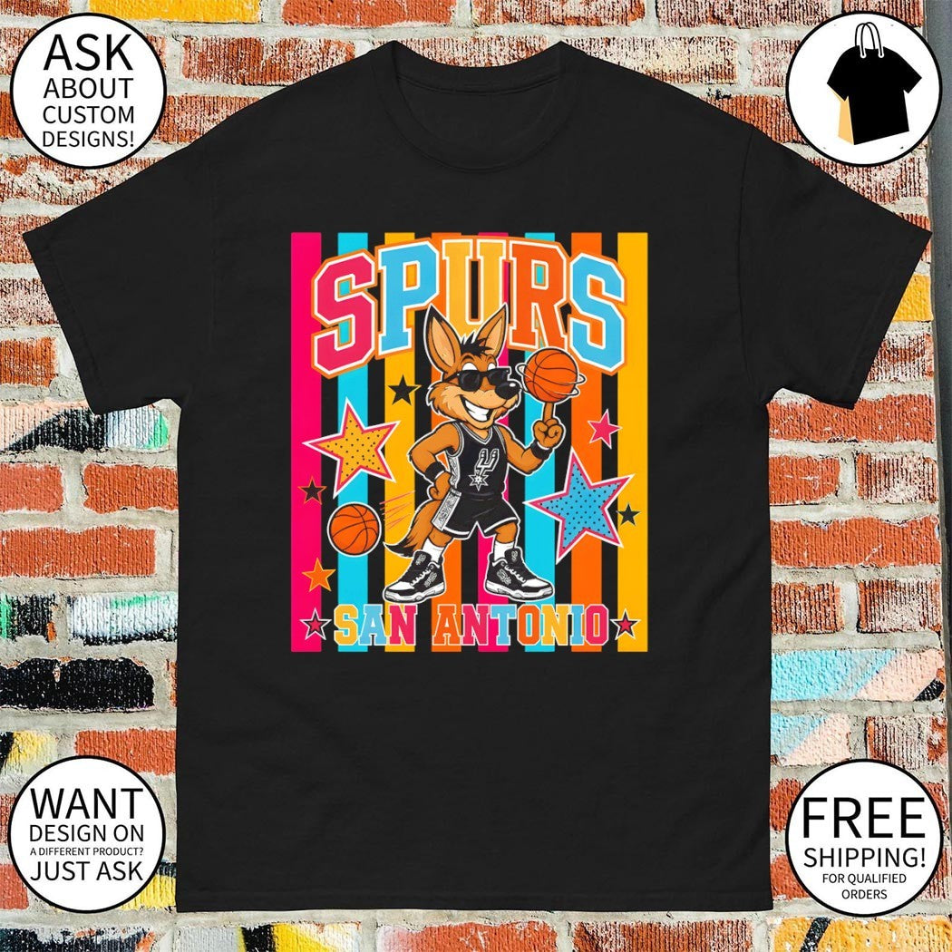 Coyote Wembanyama Spurs Mascot San Antonio Spurs Basketball Game Day 2026 shirt