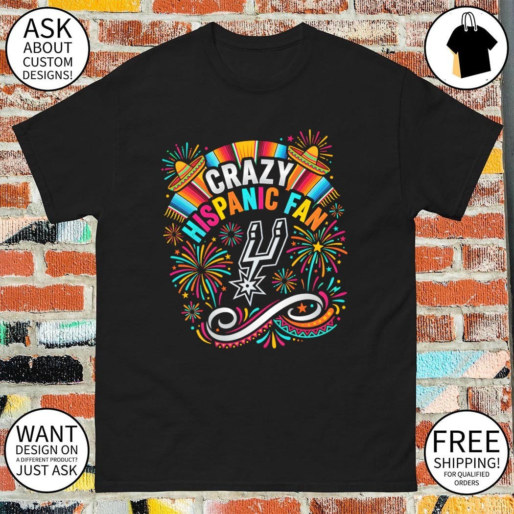 Crazy Hispanic Spurs San Antonio Spurs Team Pride Basketball 2026 shirt