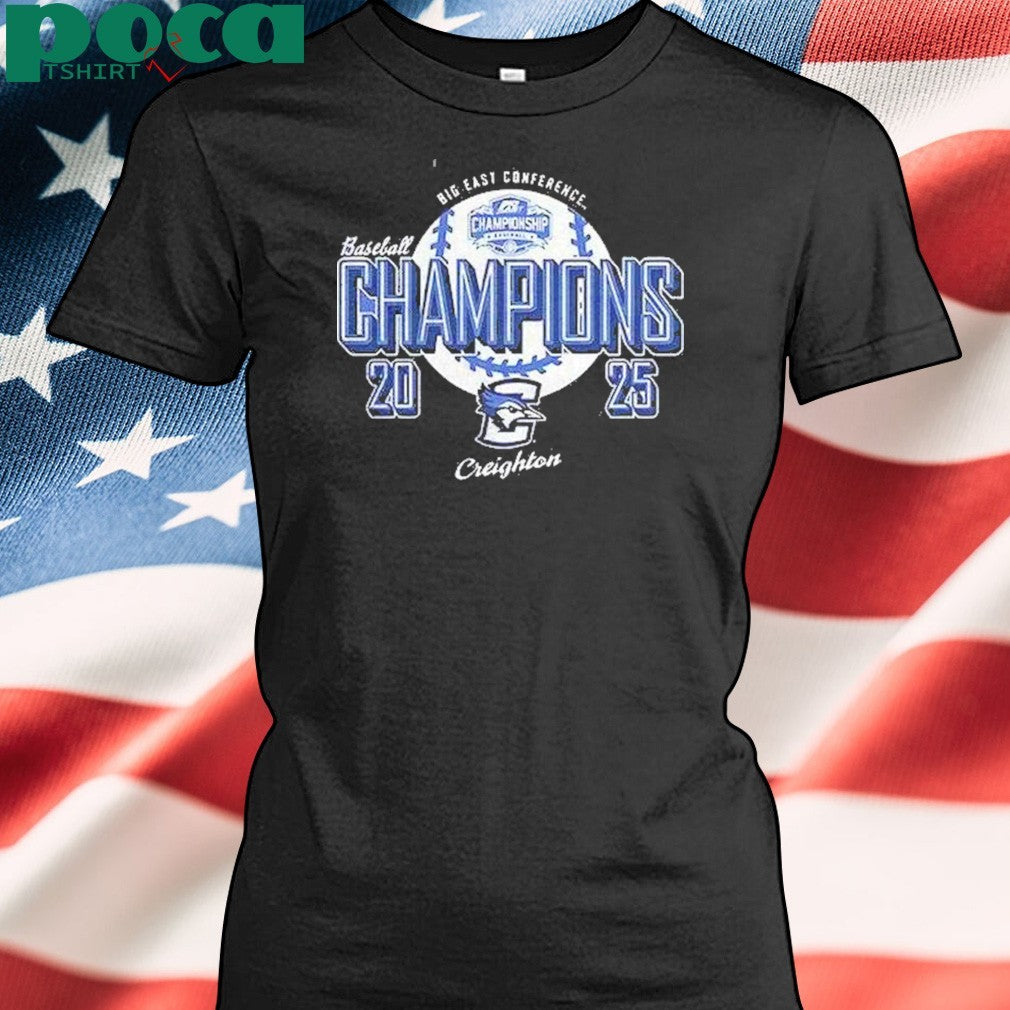 Creighton Bluejays Big East Conference Champions 2025 Shirt