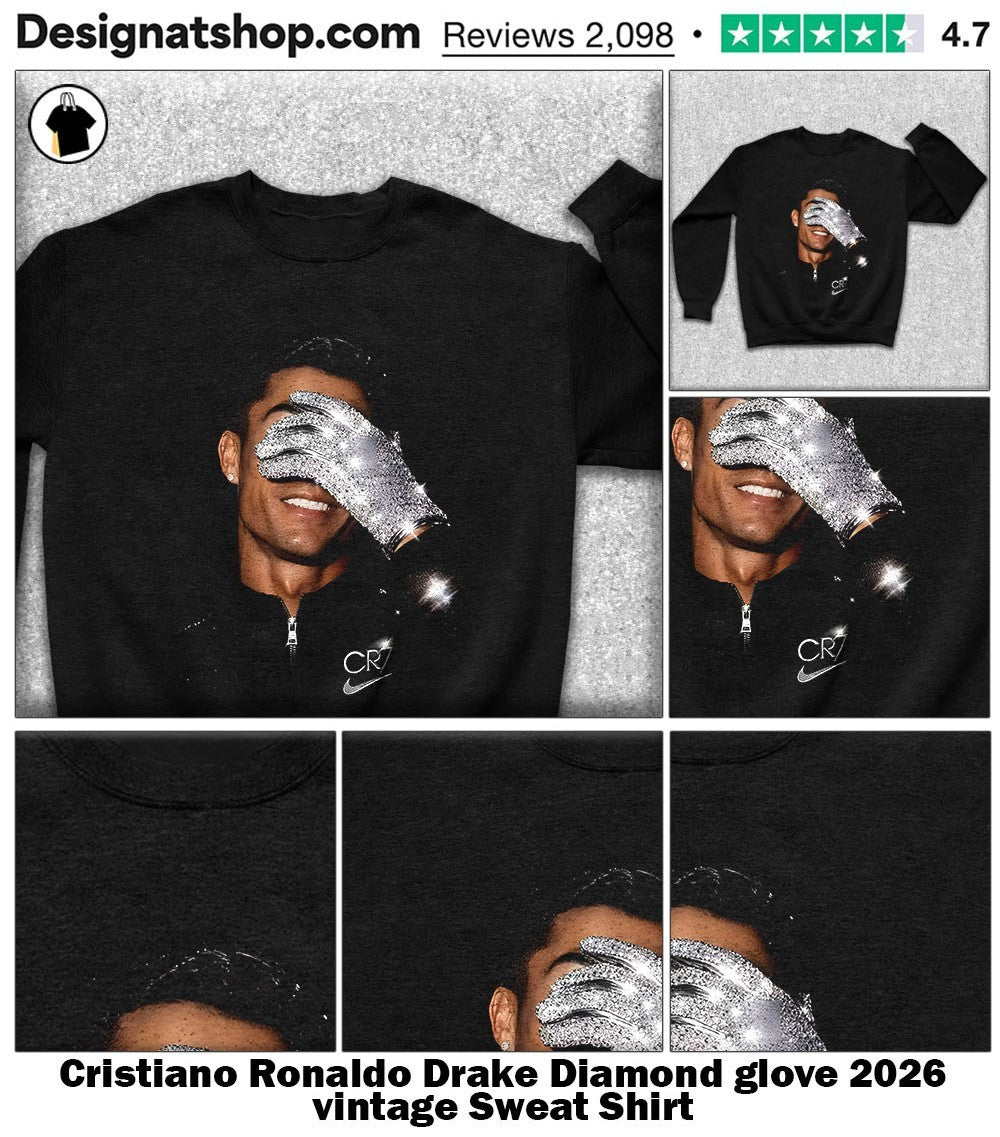 Cristiano Ronaldo Drake Diamond glove 2026 vintage shirt
