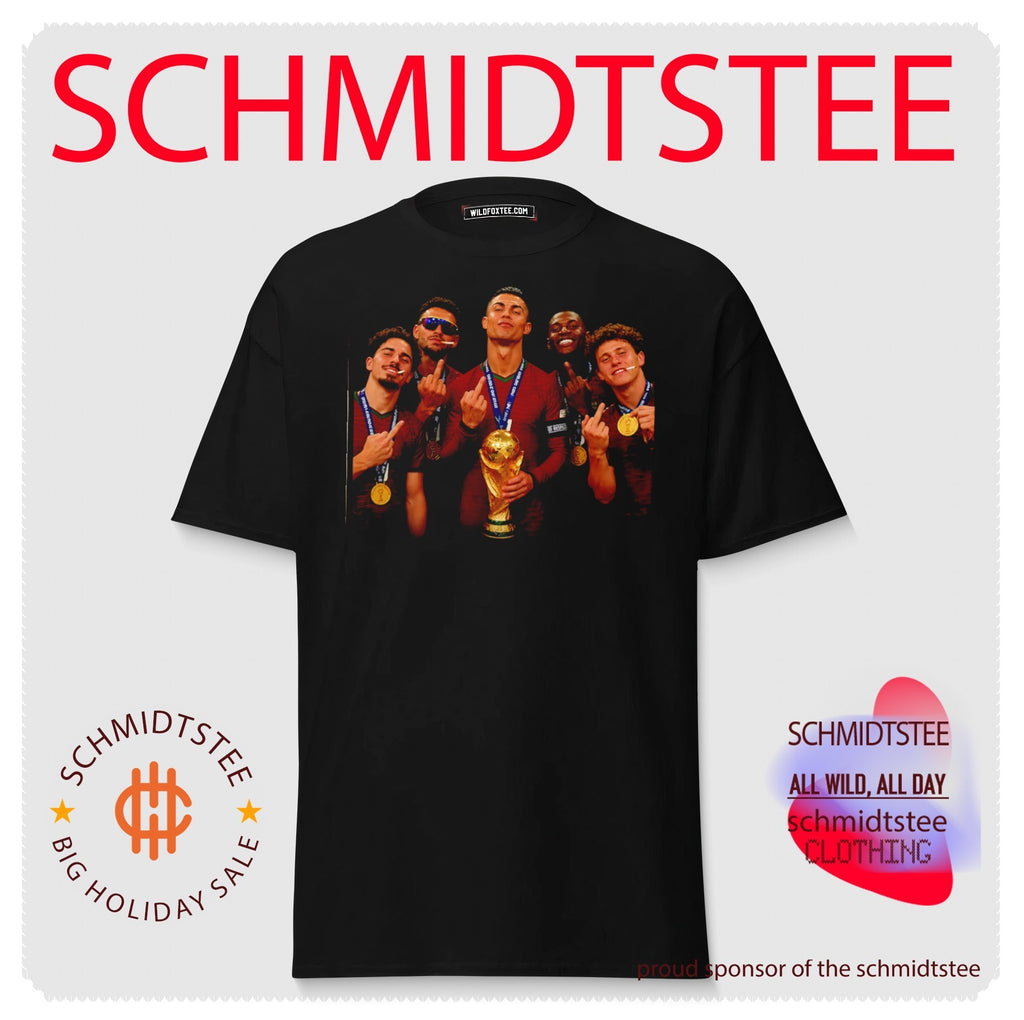 Cristiano Ronaldo and Portugal National Team 2026 World Cup Champions Middle Finger shirt