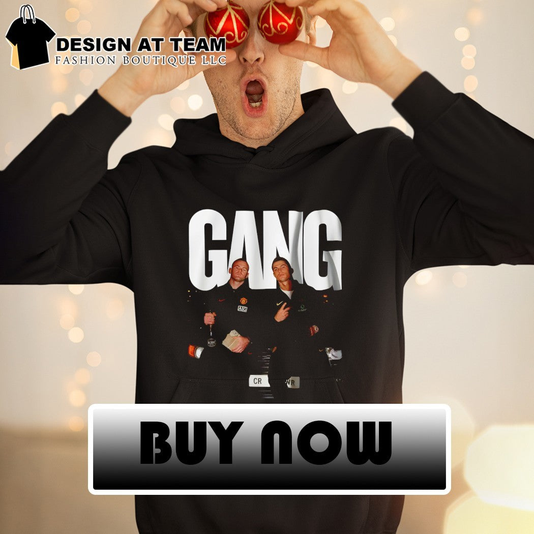 Cristiano Ronaldo and Wayne Rooney Manchester United Gang shirt