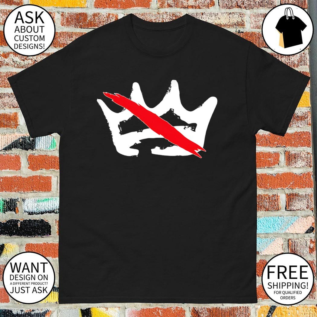 Crown silhouette No Kings No Fascists 2026 shirt