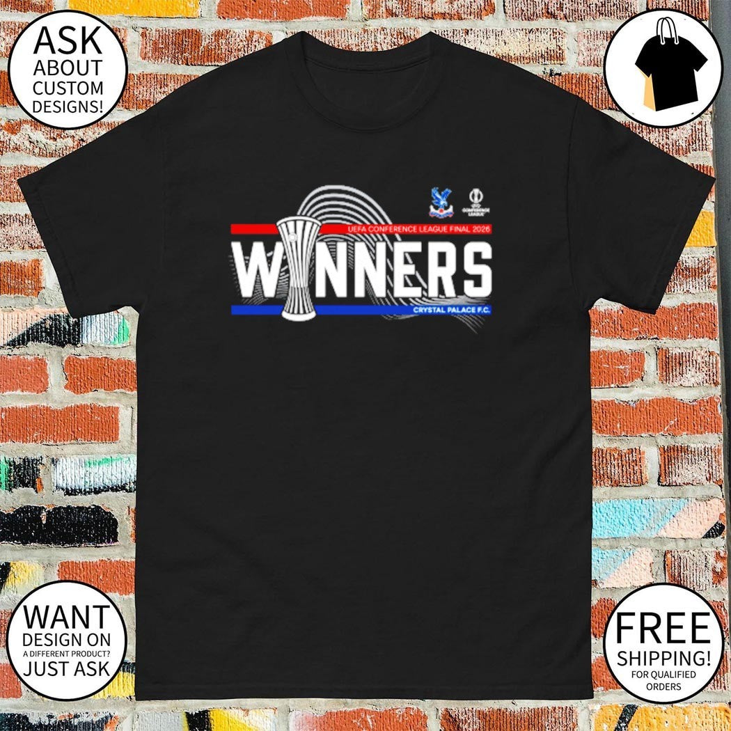 Crystal Palace F.C UEFA Conference League Finald 2026 Winners shirt