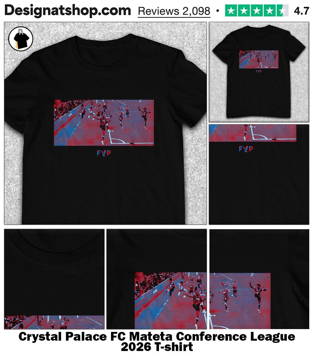 Crystal Palace FC Mateta Conference League 2026 shirt
