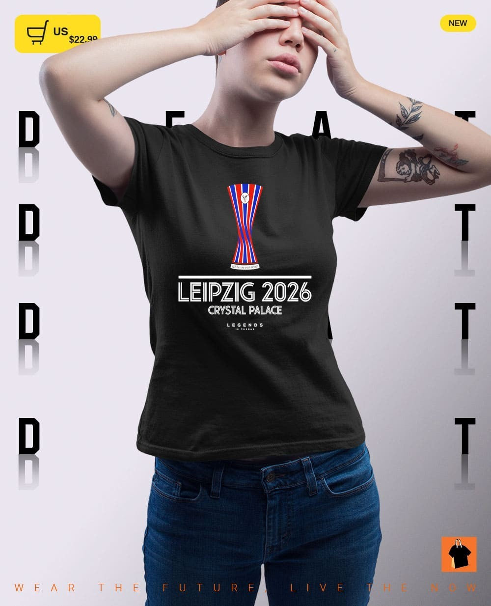 Crystal Palace UEFA Conference League 2026 Leipzig logo shirt