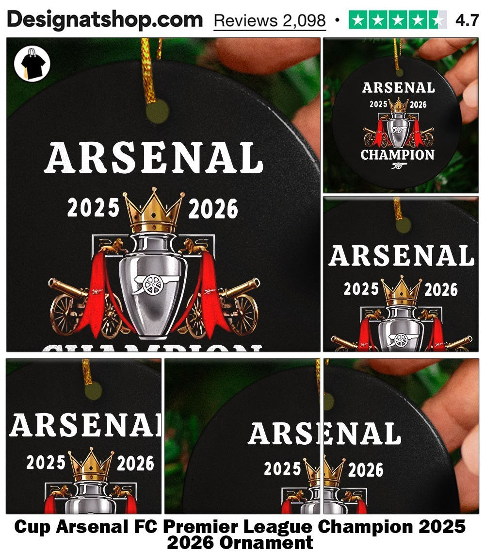 Cup Arsenal FC Premier League Champion 2025 2026 shirt