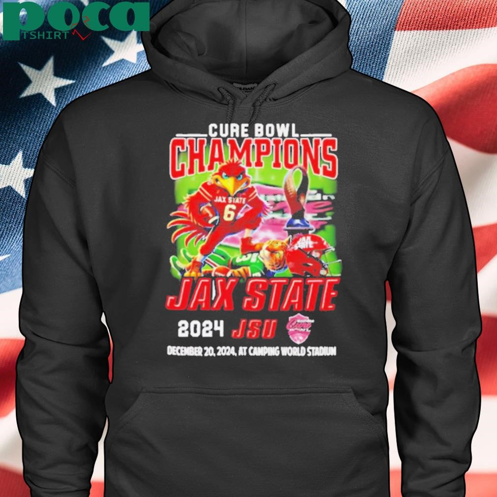 Cure Bowl Champions Jax State 2024 mascot shirt