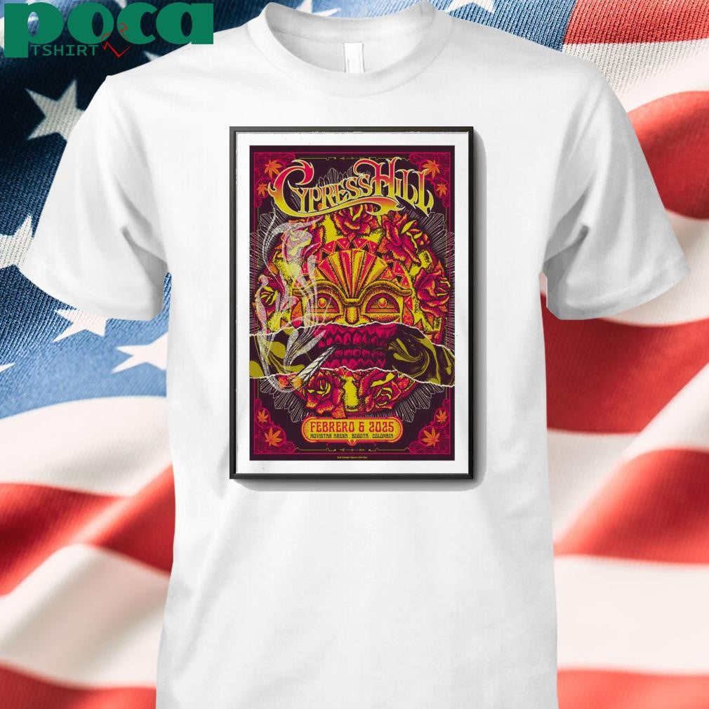 Cypress Hill Feb 6 2025 Movistar Arena Bogota Colombia Poster shirt