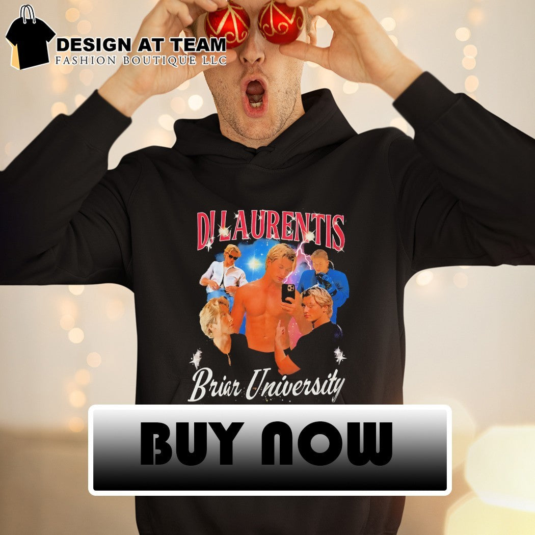DJ Laurentiis Briar University Hockey graphic 2026 shirt