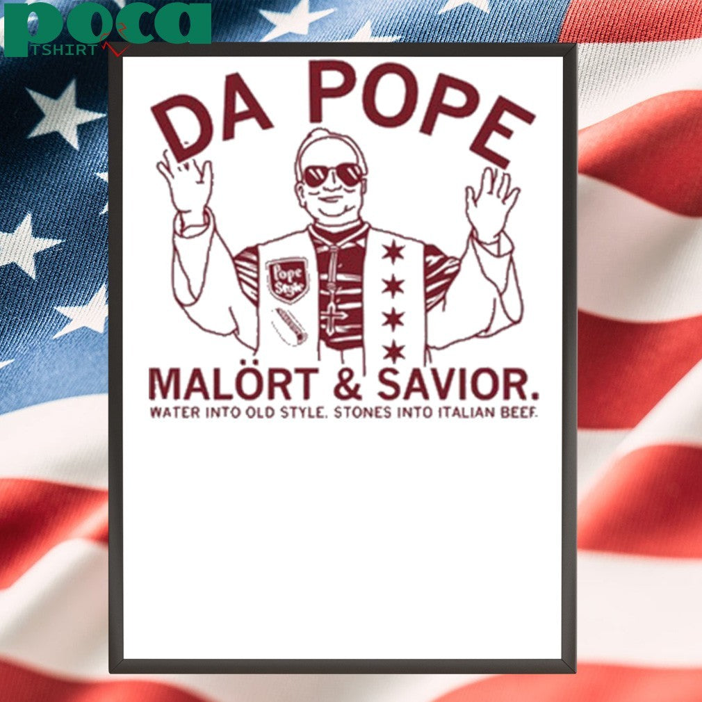 Da Pope Malort and Savior water into old style stones into Italian beef shirt