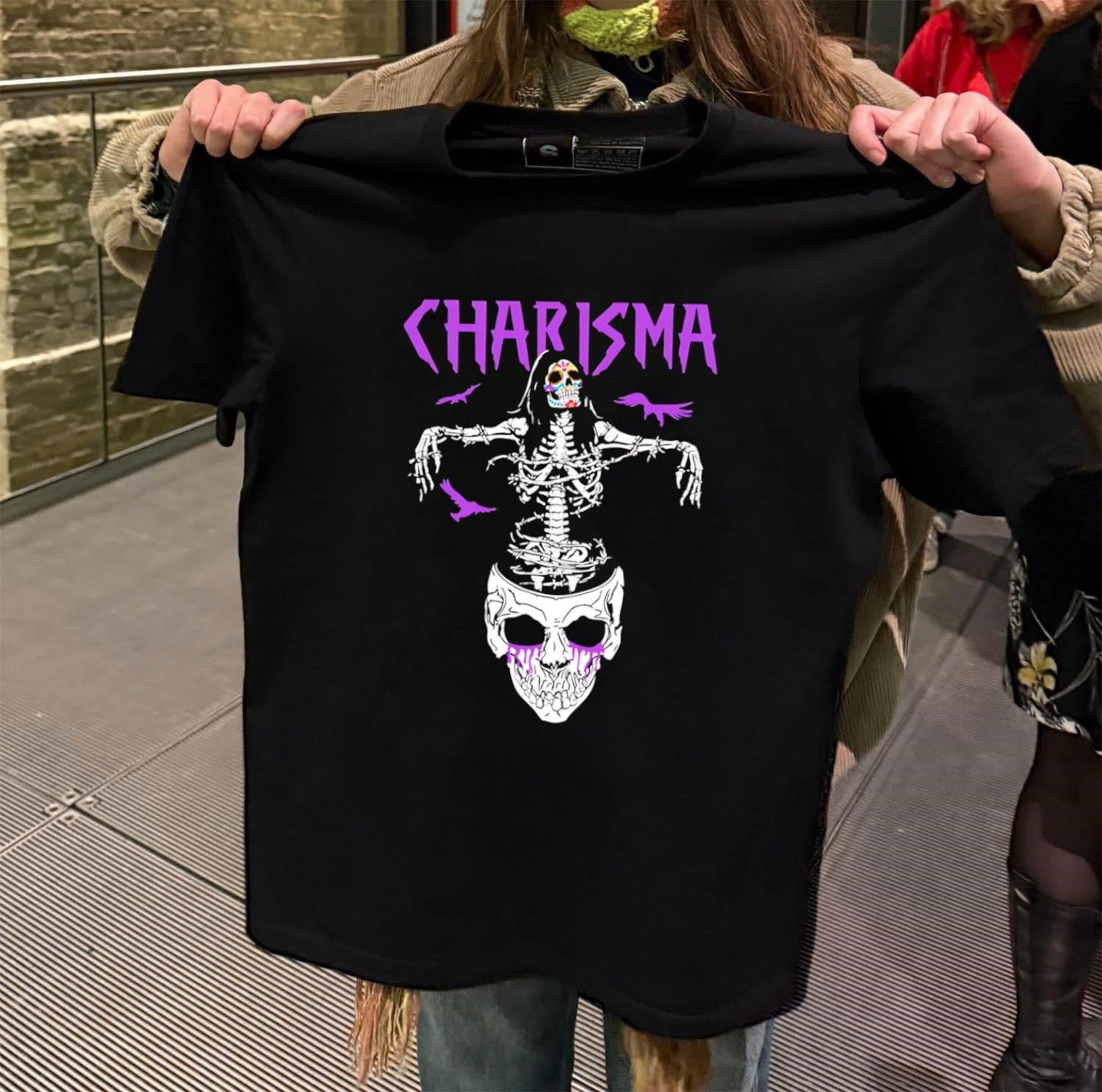 Daisuke Sasaki skull cross charisma shirt