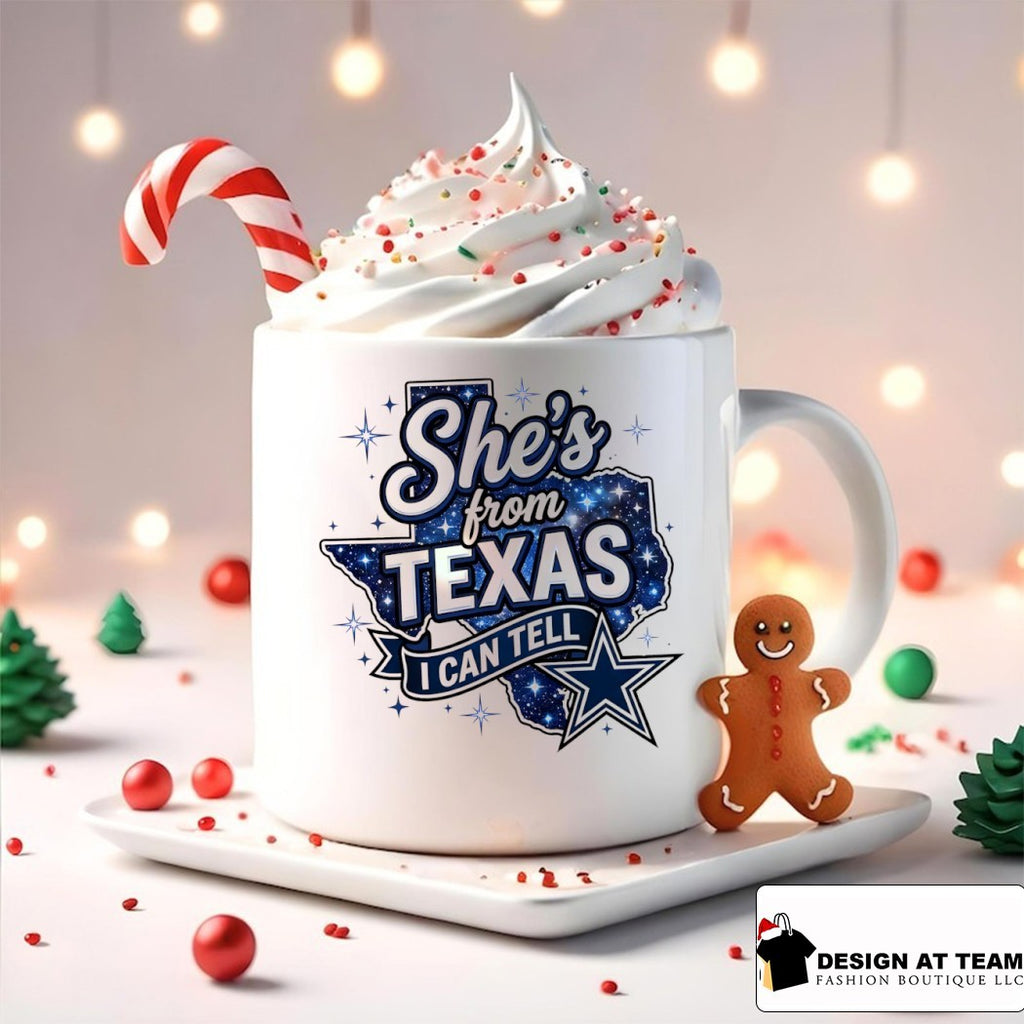 Dallas Cowboys star she’s from Texas I can tell text shirt