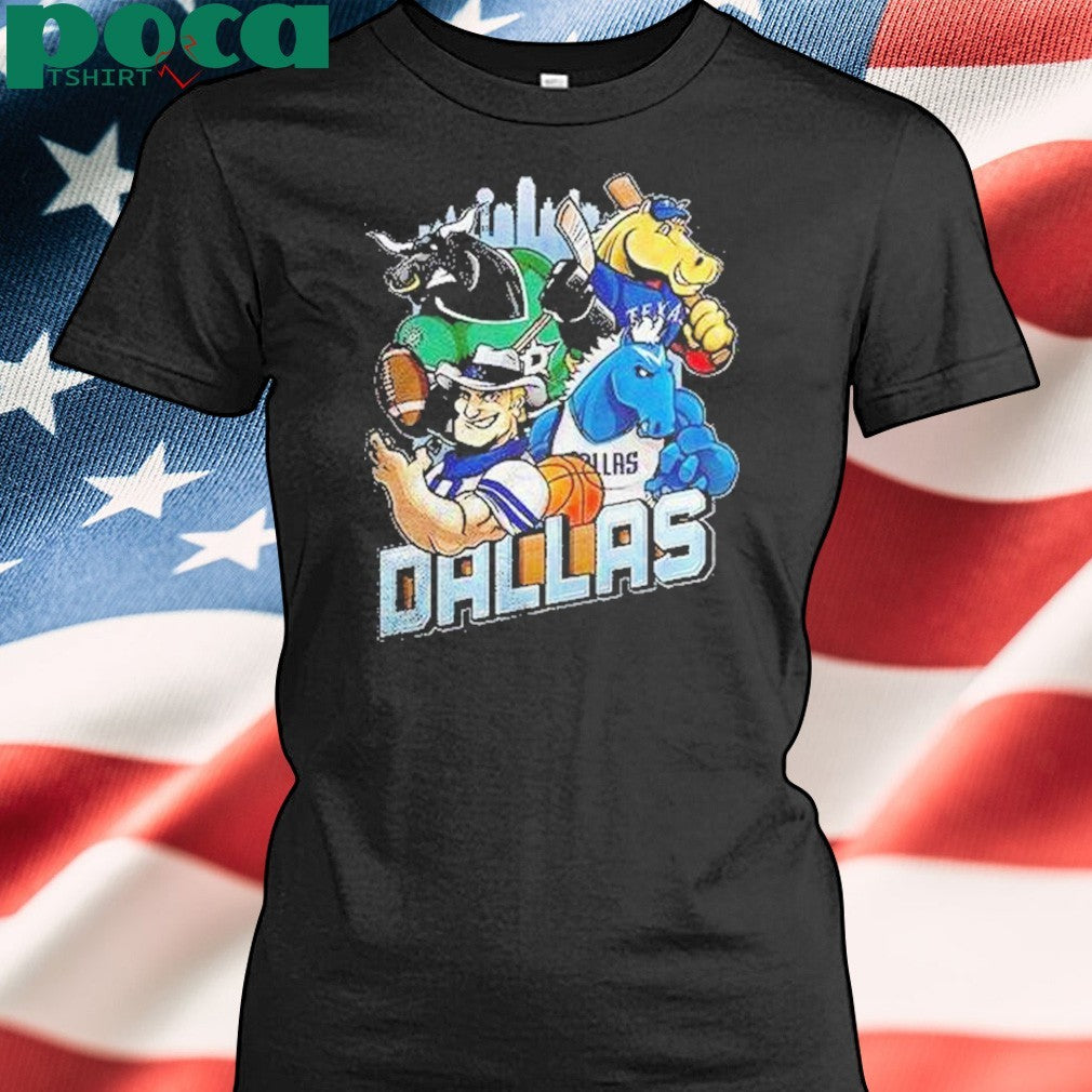 Dallas Sports Team Mascot Shirt