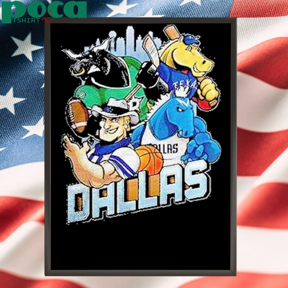 Dallas Sports Team Mascot Shirt