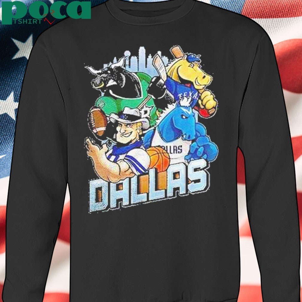 Dallas Sports Team Mascot Shirt