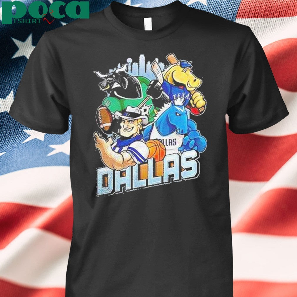 Dallas Sports Team Mascot Shirt
