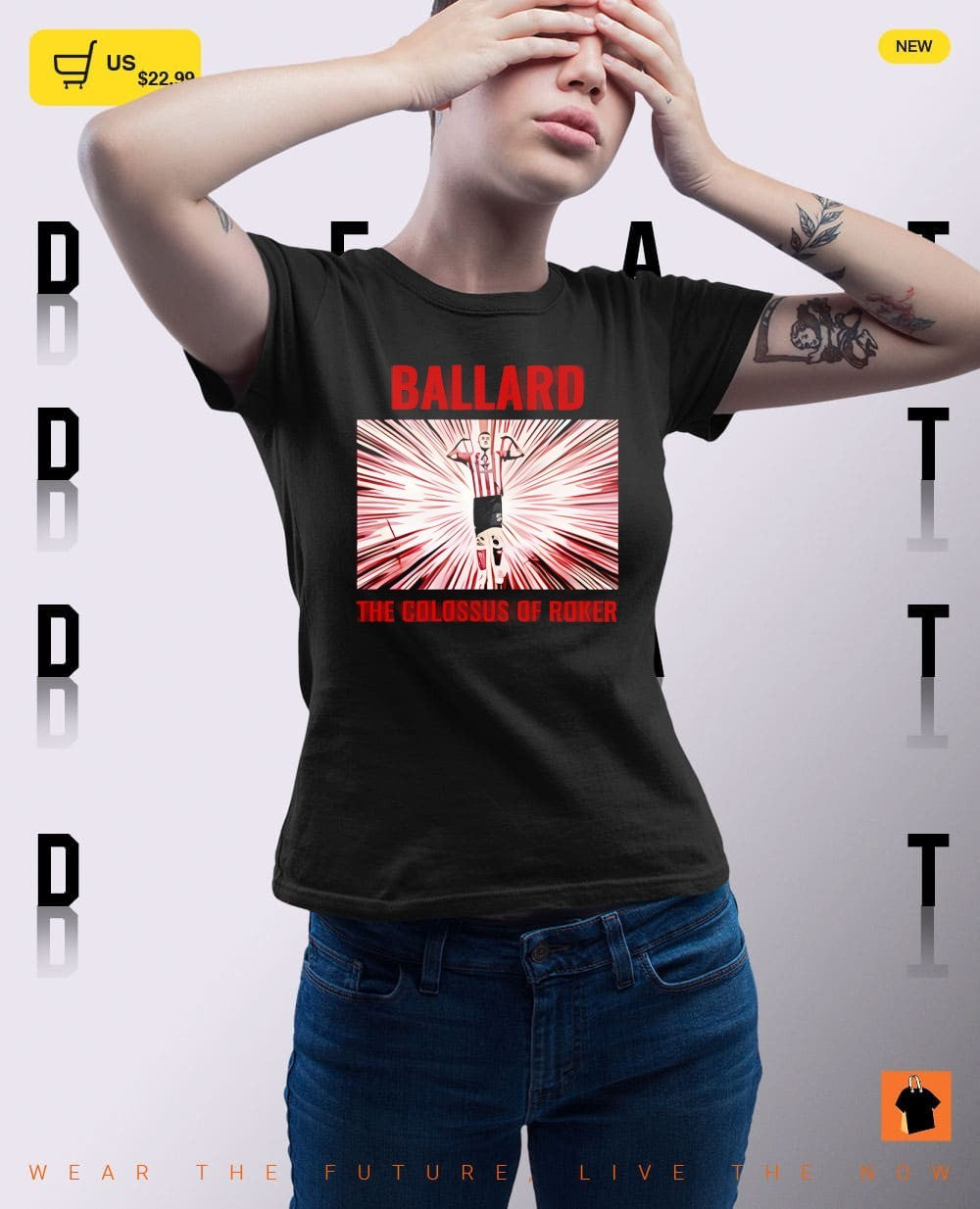 Dan Ballard Sunderland FC the colossus of roker shirt