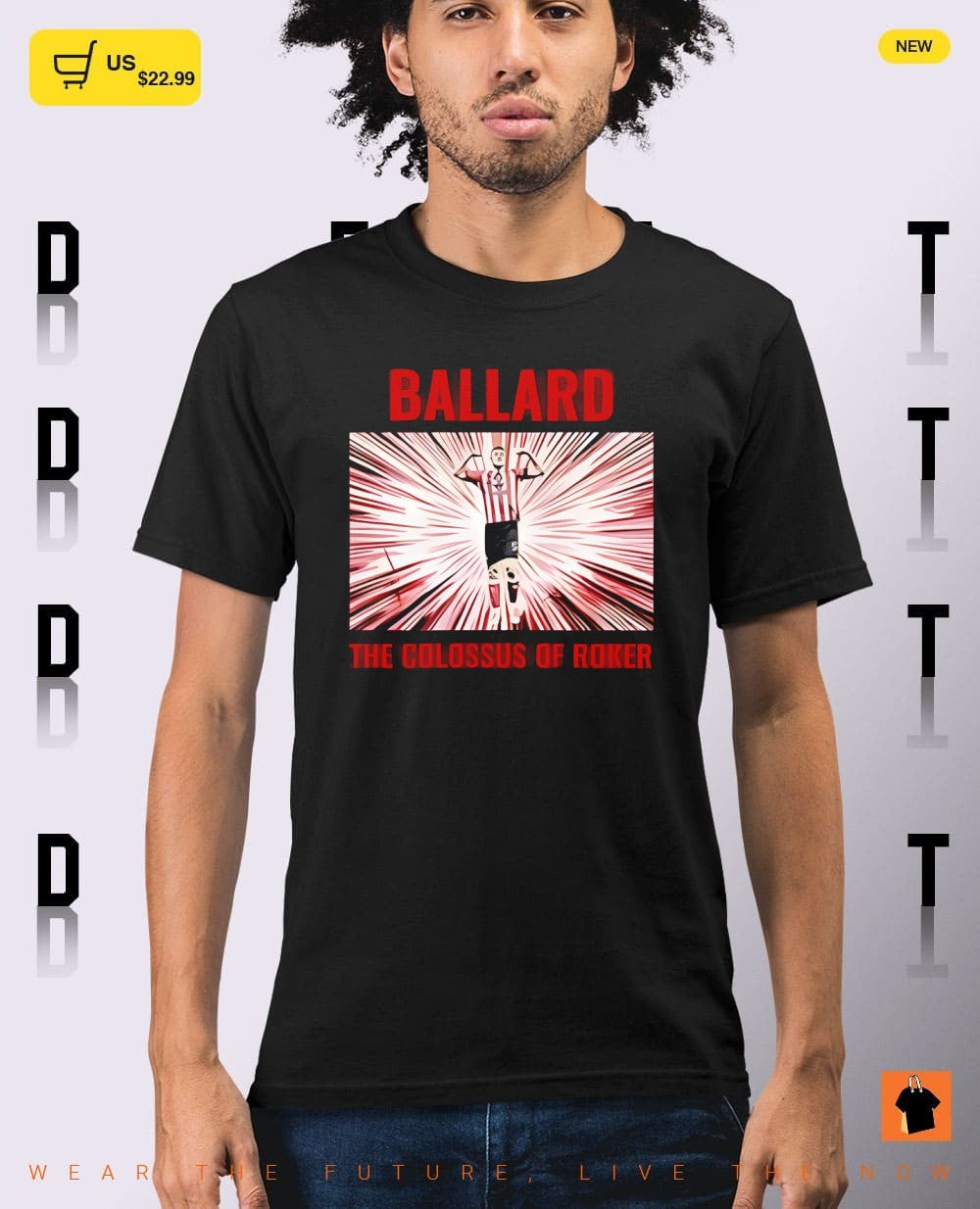 Dan Ballard Sunderland FC the colossus of roker shirt