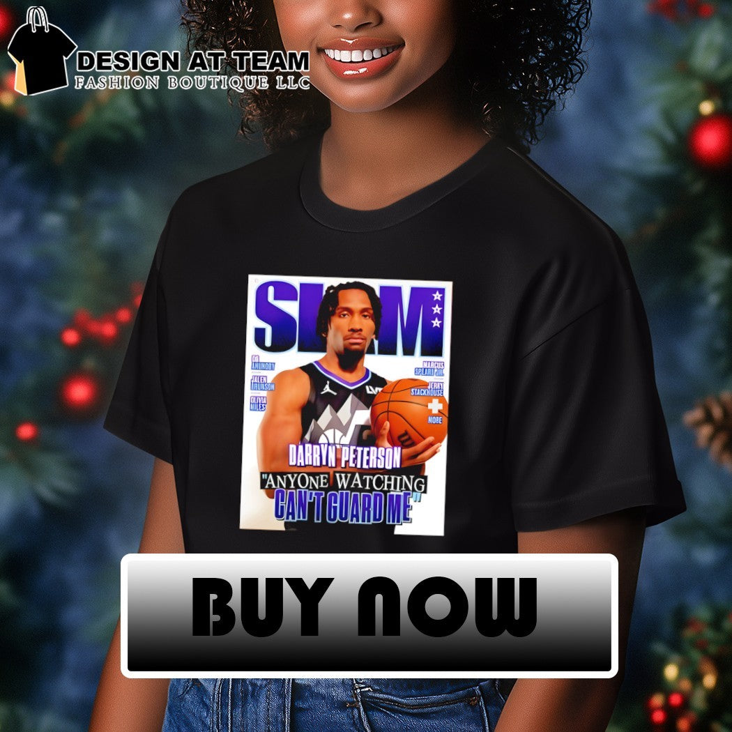 Darryn Peterson Utah Jazz Draft NBA 2026 Slam anyone watching can’t guard me shirt