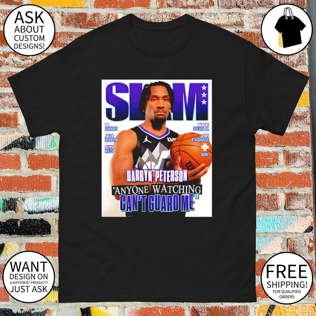 Darryn Peterson Utah Jazz Draft NBA 2026 Slam anyone watching can’t guard me shirt