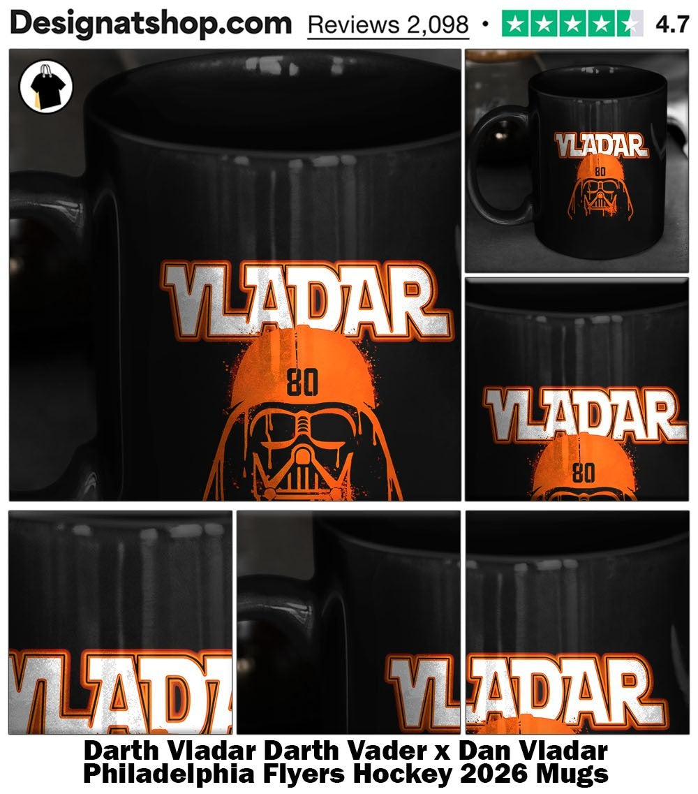 Darth Vladar Darth Vader x Dan Vladar Philadelphia Flyers Hockey 2026 shirt