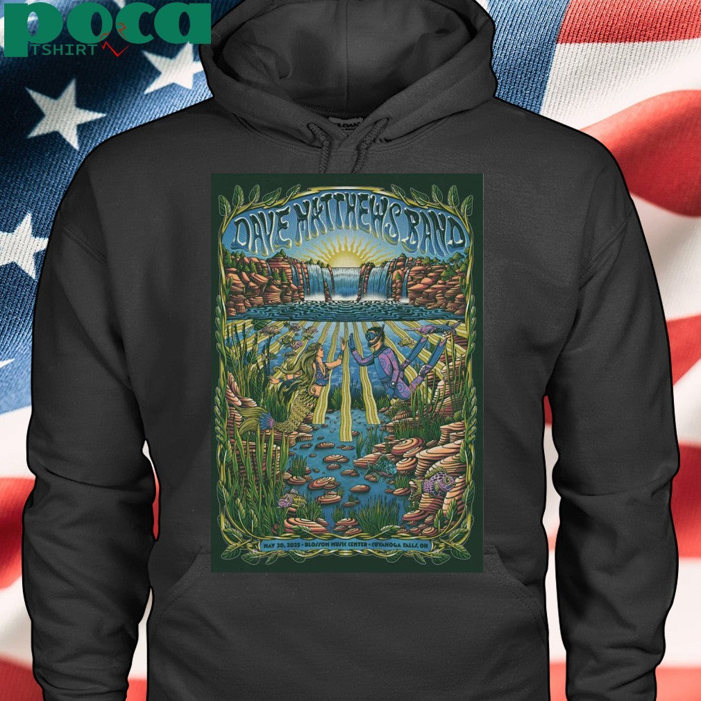 Dave Matthews Band Blossom Music Center in Cuyahoga Falls OH May 30 2025 Poster Shirt