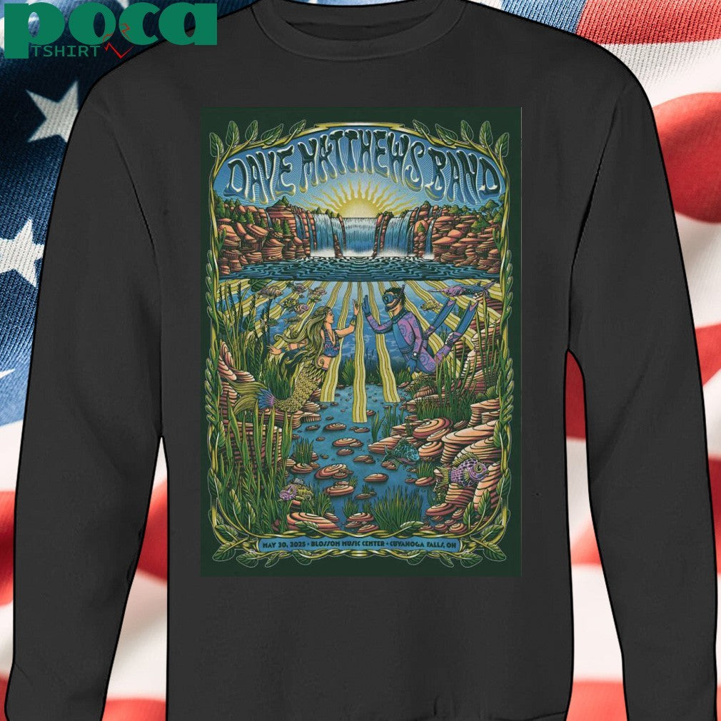 Dave Matthews Band Blossom Music Center in Cuyahoga Falls OH May 30 2025 Poster Shirt
