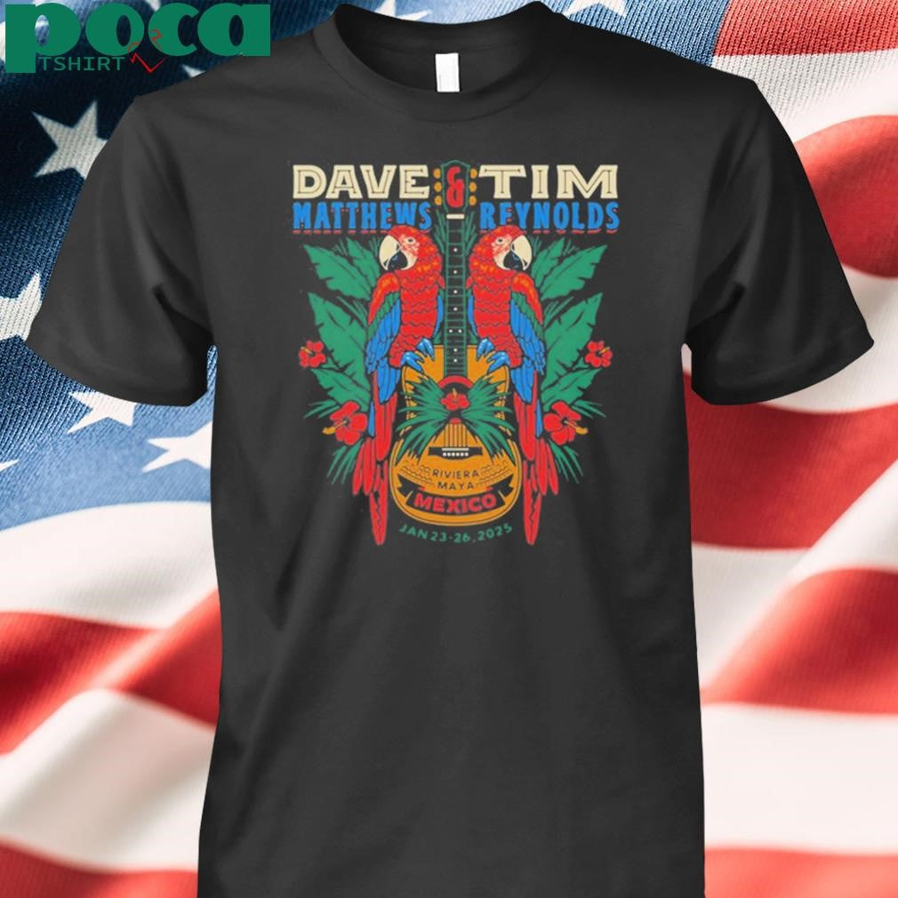 Dave Matthews Band & Tim Reynolds January 2025 Riviera Maya Show Shirt