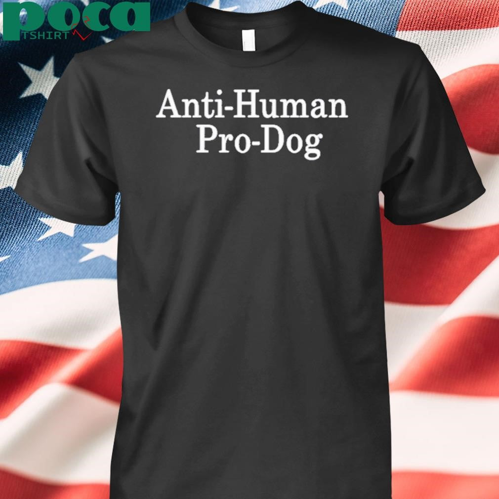Dave Portnoy Wearing Anti Human Pro Dog Shirt