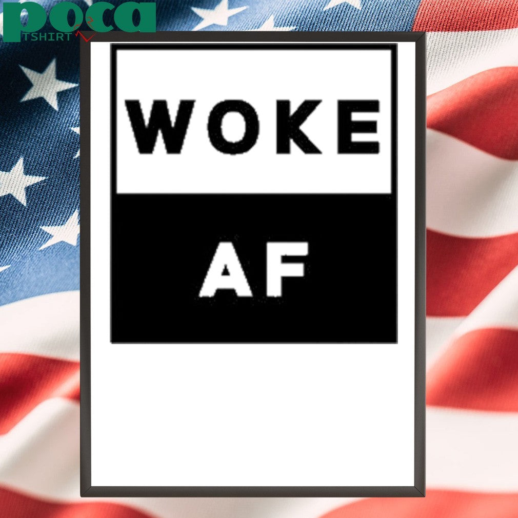 David Wearing Woke Af Shirt