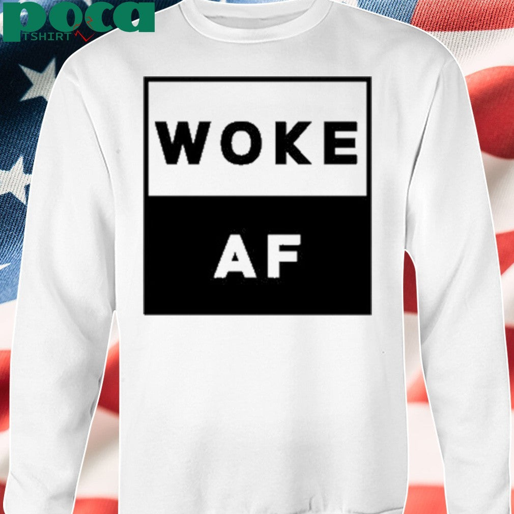David Wearing Woke Af Shirt