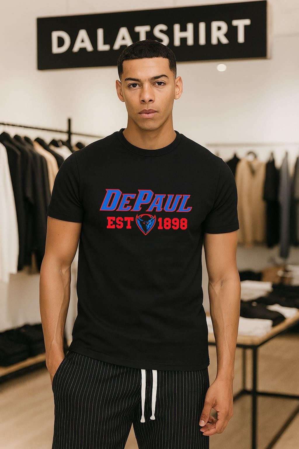 DePaul Blue Demons Est 1898 University Spirit Athletics Logo shirt